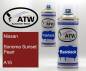 Preview: Nissan, Sonoma Sunset Pearl, A15: 400ml Sprühdose + 400ml Klarlack - Set, von ATW Autoteile West.
